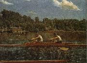 Thomas Eakins Biglin Brother-s Match oil